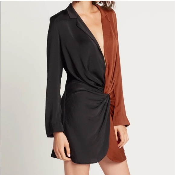 Choosy In a Mood Dress Black And Sienna NWT Size 12 - Picture 2 of 6